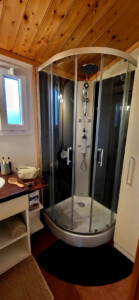 La cabine de douche
